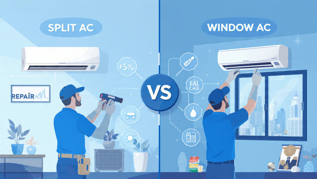 Split AC vs Window AC in Bahrain