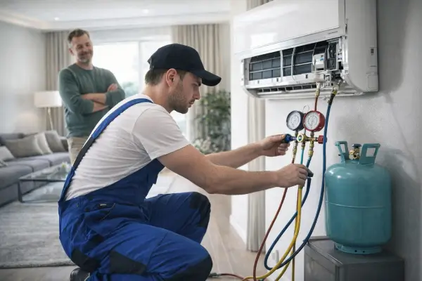 AC gas refill technician in Riffa Bahrain