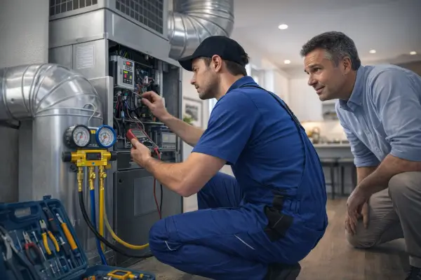 Central AC maintenance for commercial building Bahrain
